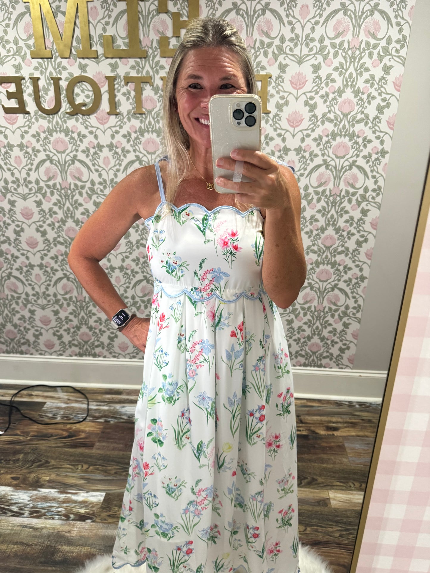 Floral maxi dress