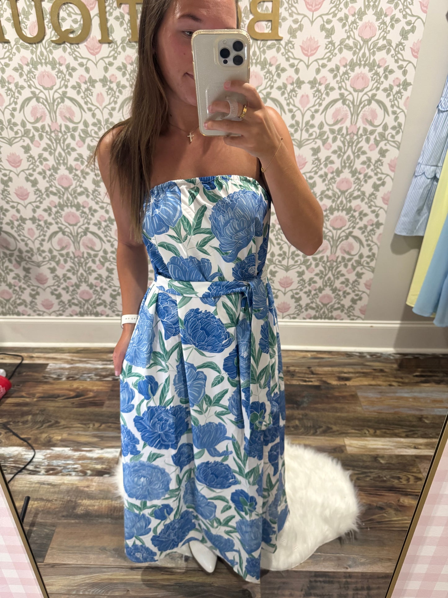 Floral maxi dress