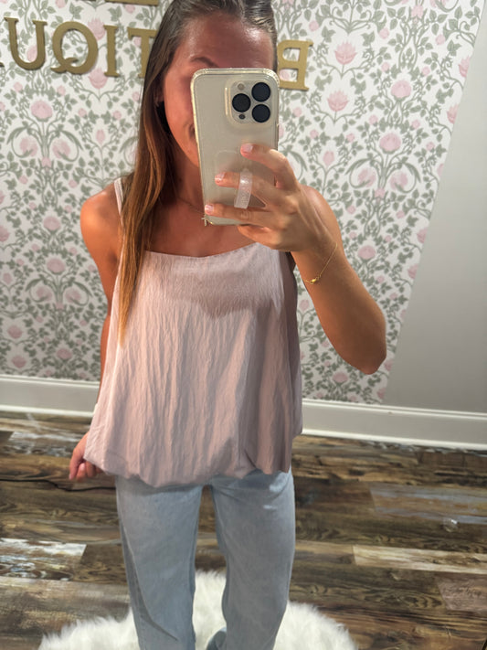 purplish bubble top