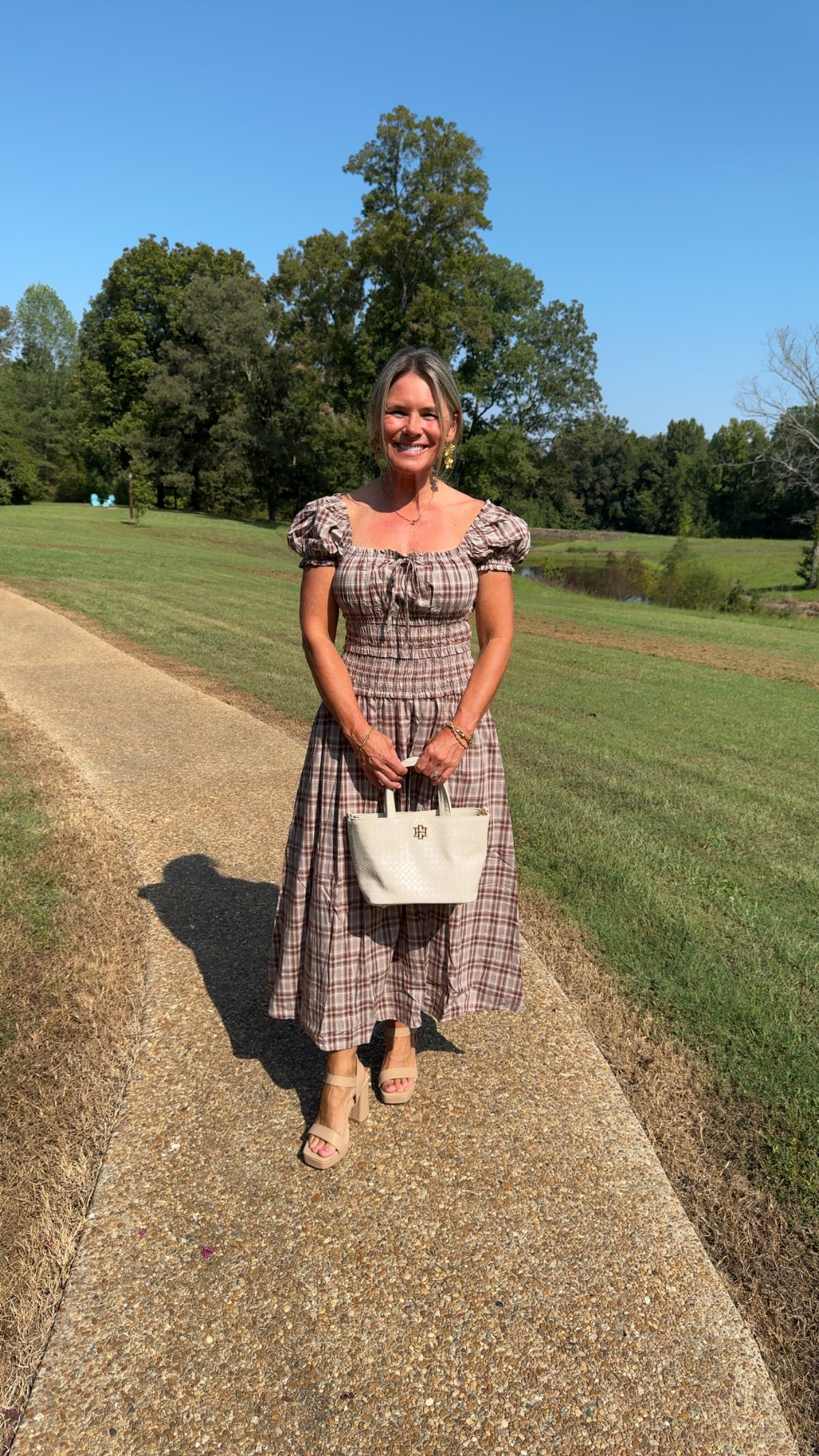 Plaid dress