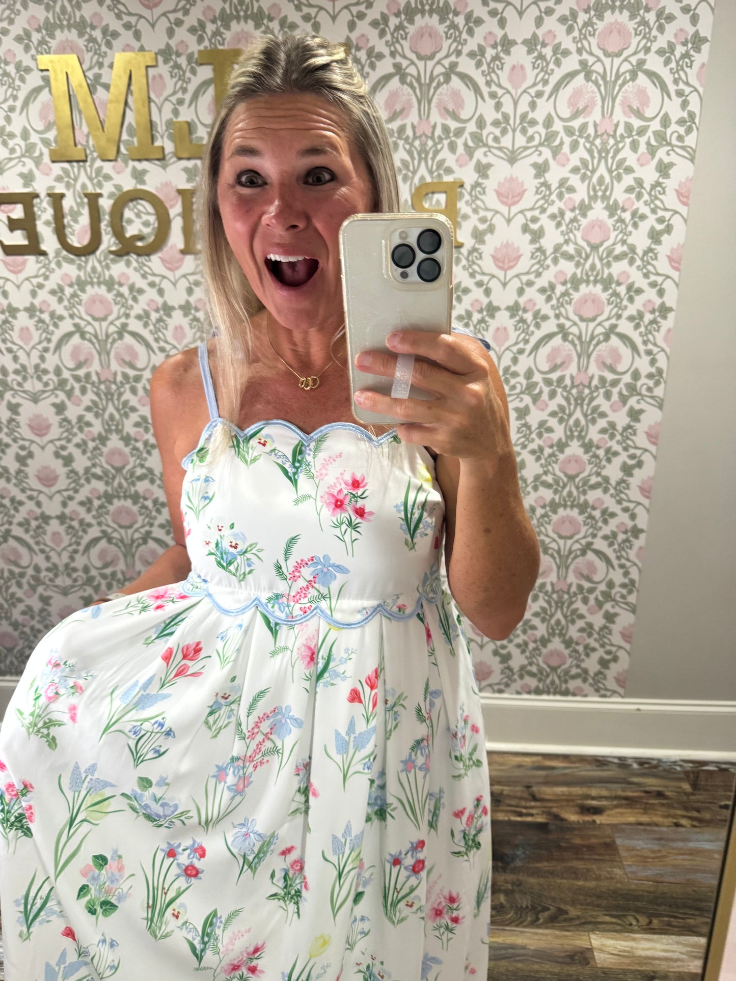 Floral maxi dress