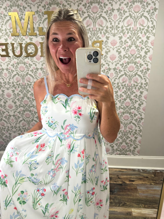 Floral maxi dress