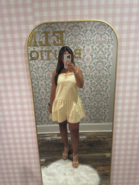 Yellow romper