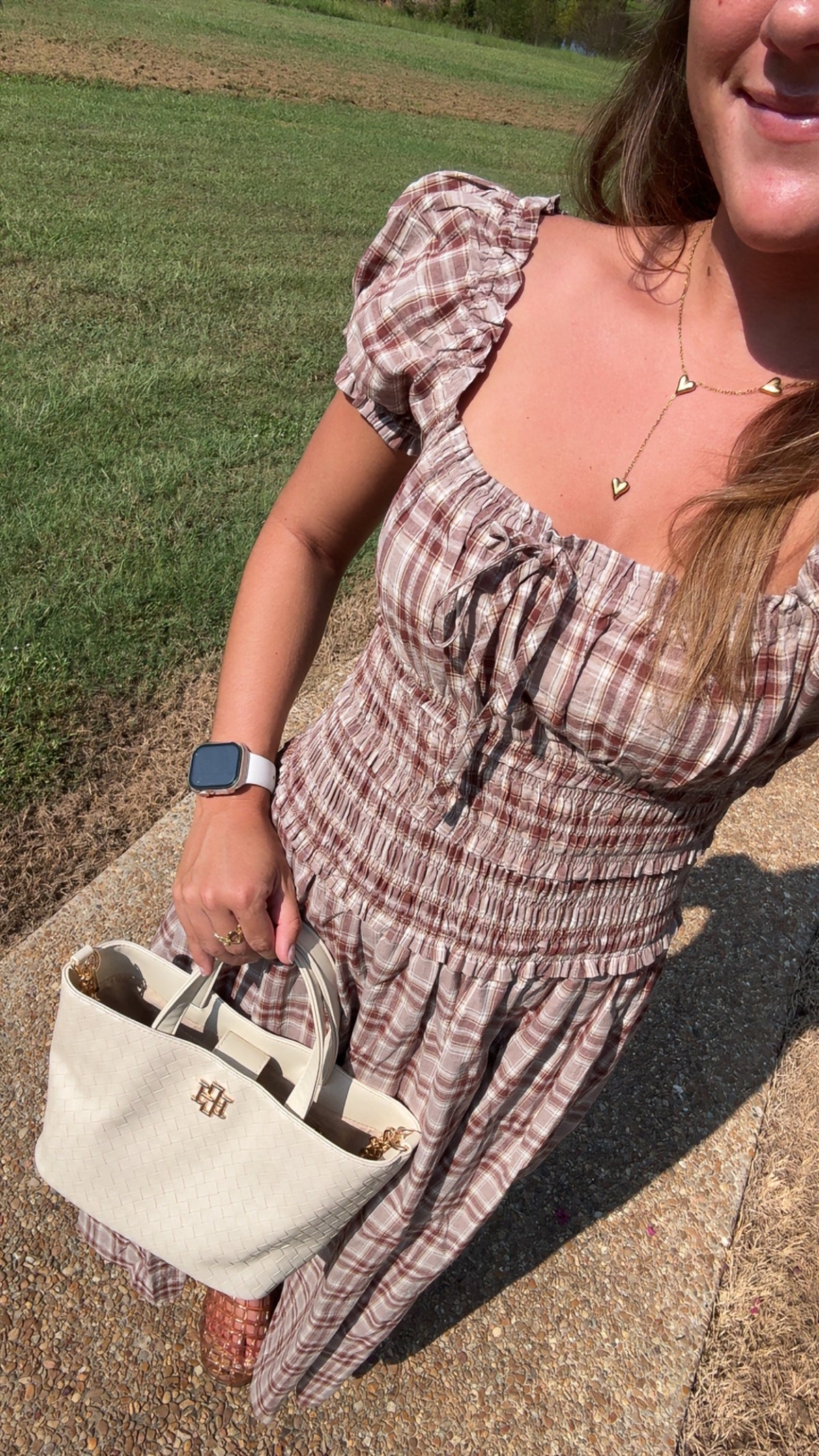 Plaid dress